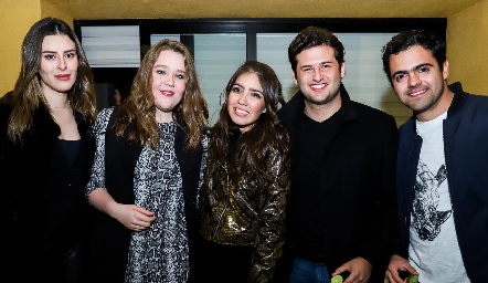  Laura Ortuño, Maricarmen Mendizábal, Karina Alcalde, Marcelo González y Juan Pablo Abud.