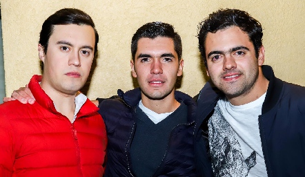  Daniel Estrada, Juan Pablo Quintero y Juan Pablo Abud.