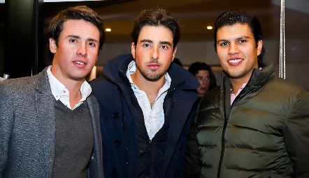 José Manuel Díaz Infante, Alejandro Navarro y Juan Manuel Piñero.