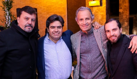  Toro Gómez, Paco Leos, Francisco de la Rosa y Marcelo de los Santos.