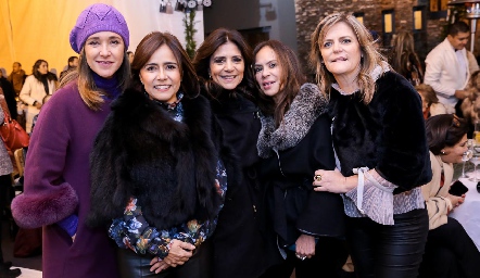  Claudia Toledo, Laura Acosta, Claudia de los Santos, Malena Rubín de Celis y Martha Malo.