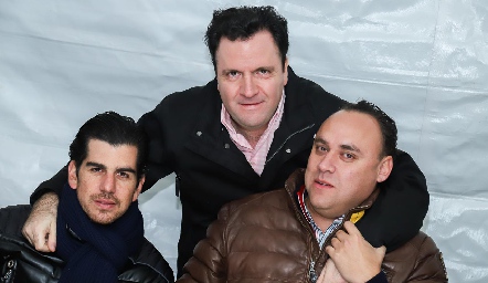  Alejandro Valladares, Pepe Martínez y Francisco Torres.