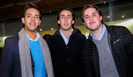  Diego Tobías, Rubén Torres y Patricio Minondo.