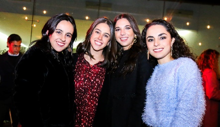  Ceci García, Natalia Navarro, Ale Elías y María Bravo.