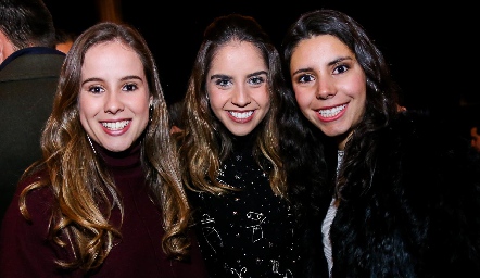  Ana Lucía Esparza, Pía Gómez e Ilse Lázaro.