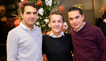  Joseph Naya, Franco Safont y Emilio Payán.