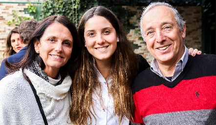  Gaby Meade, Miriam Díaz Infante y Federico Díaz Infante.