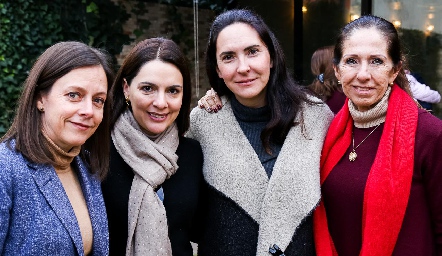  Elva Mancilla, Georgina Blanco, Ana Ibáñez y Maru Díaz Infante.