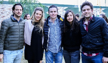  Miguel Ruiz, Benilde Hernández, Juan Carlos Flores, Alejandra Díaz Infante y Federico Díaz Infante.