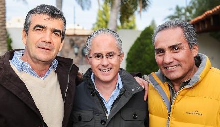  Horacio Tobías, Jorge Aldrett y Arturo González.