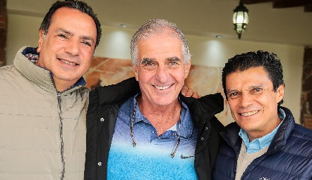  Jorge Chevaile, David Dauajare y Fernando Cifuentes.