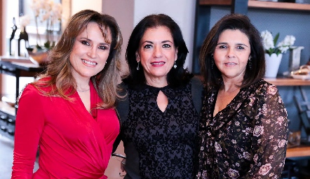  Ana Lilia Von Der Meden, Lupita González y Paty Valadés.