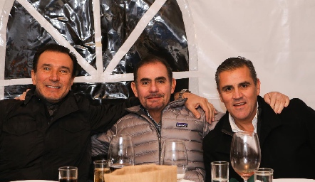  Federico Alcalde, Eduardo Zendejas y Eduardo Gómez.