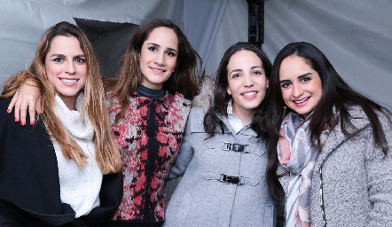  Paulina Aguirre, Dani Mina, Sofía Torres y Claudia Villasana.