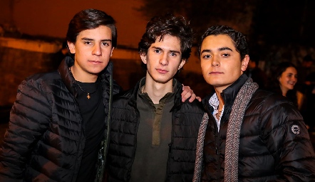  Gabriel Pruneda, José Silos y Armando Villasuso.