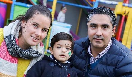  Isa López, Emilio y Jorge Cortés.