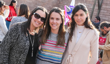  Alejandra Elías, Adriana Medina y Marina Silva.