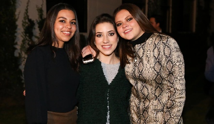  Ana Paula García, Ana Gabriela Alba y Marcela Iturriaga.