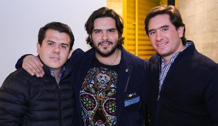  Jorge Torres, Anuar Zarur y Fernando Abud.