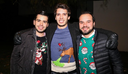  Rodrigo Pérez, Benjamín Martín Alba y Rodrigo Alcalde.