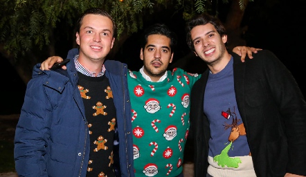  Francisco Villanueva, José Antonio Alonso y Benjamín Martin Alba .
