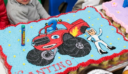 Un delicioso pastel.