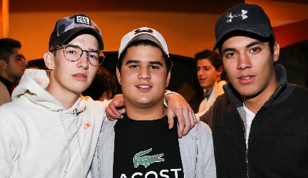  Javi Hernández, JP. Piñero y Andrés Quintero.