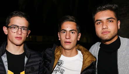  Emiliano Díaz de León, Juan Azcona y Rafael Piñero.