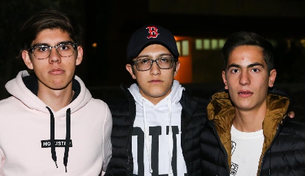  José, Diego Trujillo y Juan Azcona.