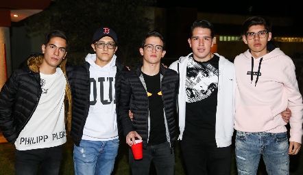  Juan Azcona, Diego Trujillo, Emiliano Díaz de León, Pancho Aranda y José.