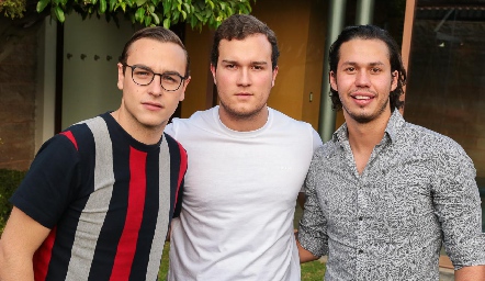  Daniel Abella, Pancho Loza y Alejandro Navarro.