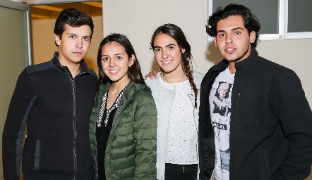  Carlos Andrade, Natalia Rentería, Fer García y Jaime Ascanio.