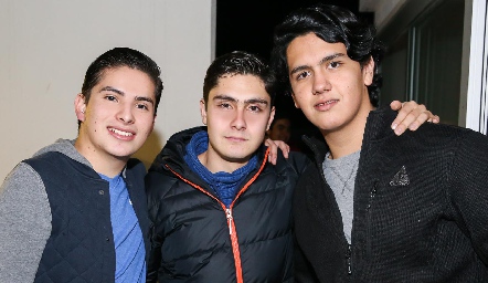  Mariano Echavarría, Christian Faz y Fernando.