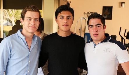  David Estrada, José Miguel Ruiz y Chente Azcona.