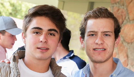 Santi de Alba y David Estrada.