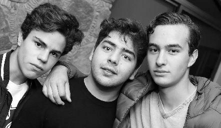  Fran Leos, Juan Pablo Payán y Mario Siller.