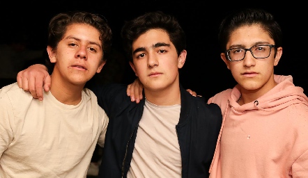  Pato Ojeda, Alejandro Cambeses y Diego Trujillo.