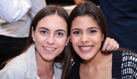  Andrea Villasana y Cristina Monzón.