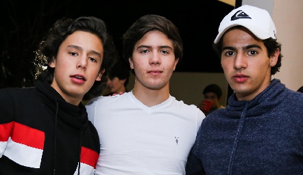  Juan Pablo Ruiz, Saad Sarquis y Diego Gutiérrez.