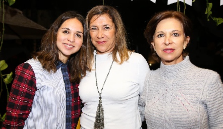  María Leal, Rosy Díaz Infante y Asunción Rosillo.