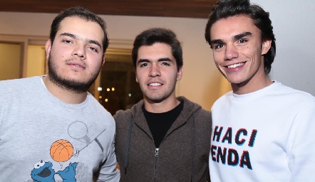  Mauricio Schekcaiban, Juan Pablo Quintero y Jaime Ruiz.