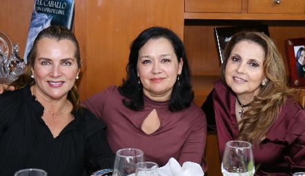  Patricia del Bosque, Lourdes de la Mora y Anabell Gaviño.