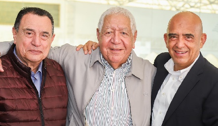  Raúl Camacho, Rodrigo Villasana y Alejandro Leal.
