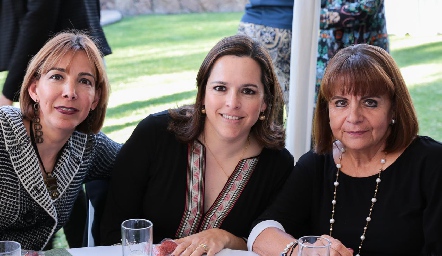  Gabriela Díaz, Paty Espinosa y Rocío Álvarez.