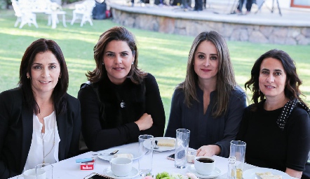  Vero Conde, Gaby Díaz Infante, Gabriela Acosta y Ana Paula Gutiérrez.