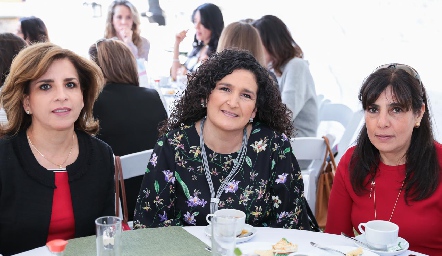  Ana Emelia Tobías, Gina Guerrero y Gabriela Chevaile.