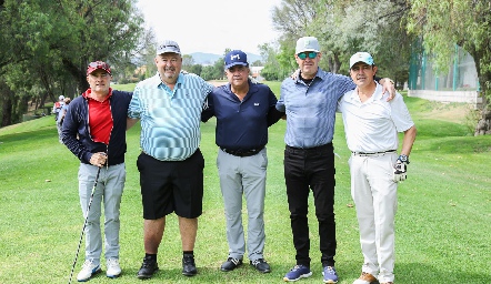  Tomás Alcalde, Pato Mendizábal, Alejandro Pascuali, Jorge Mendizábal y Gerardo Valle.