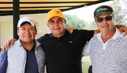  Fabián, Javier Alcalde y Claudio Meade.