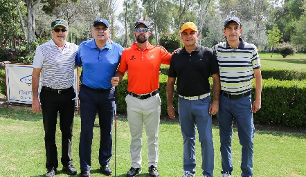  Claudio Meade, Ariel Álvarez, Werner Heinze, Javier Alcalde y Oscar Silos.