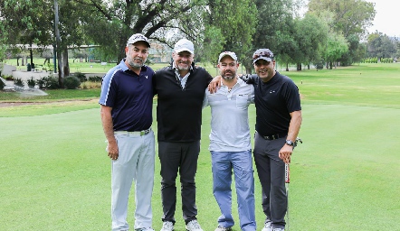  Alejandro Sharp, Juan Gárate, Jorge Puga y Jaime Delsol.